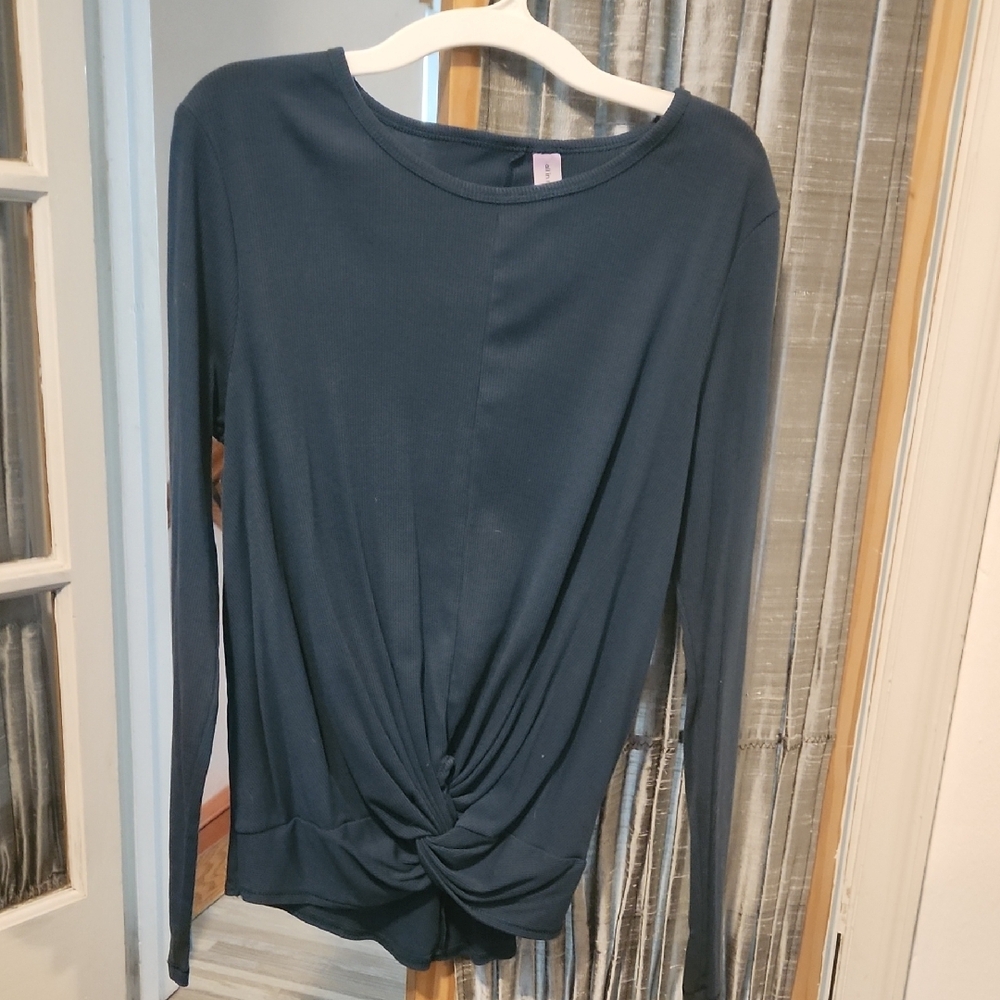 Elegant Navy Blue Women's Top
